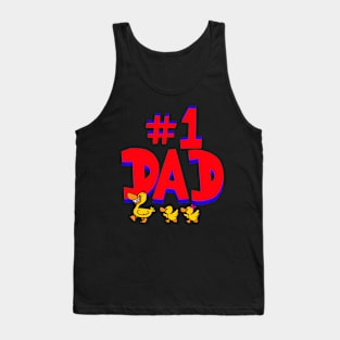 number one dad ducks Tank Top